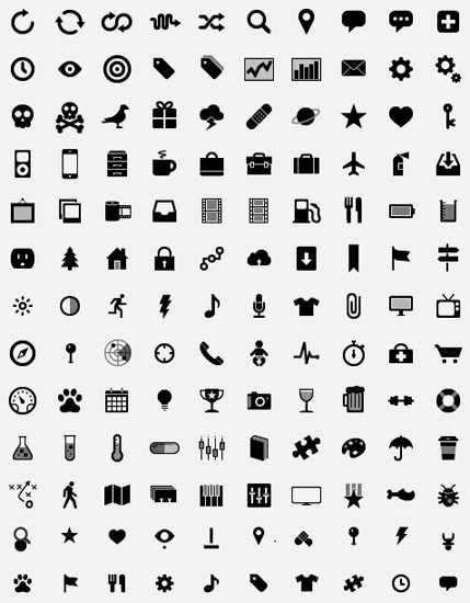 free vector Simple Small Icons Vector Graphics